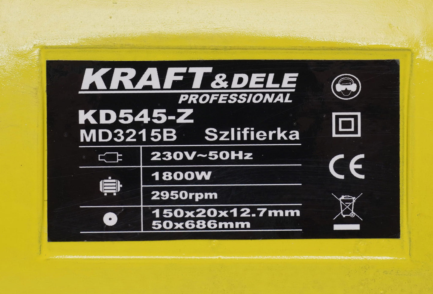 Stolna Tračna Šlajferica 2u1 1800W Kraft&Dele