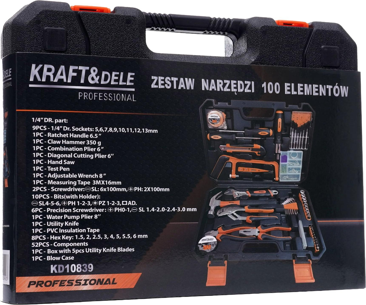 Set alata 100 dijelova u koferu (KD10839)