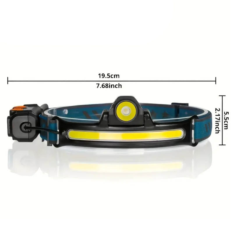 Several led svjetiljka za glavu – USB punjenje i senzor pokreta