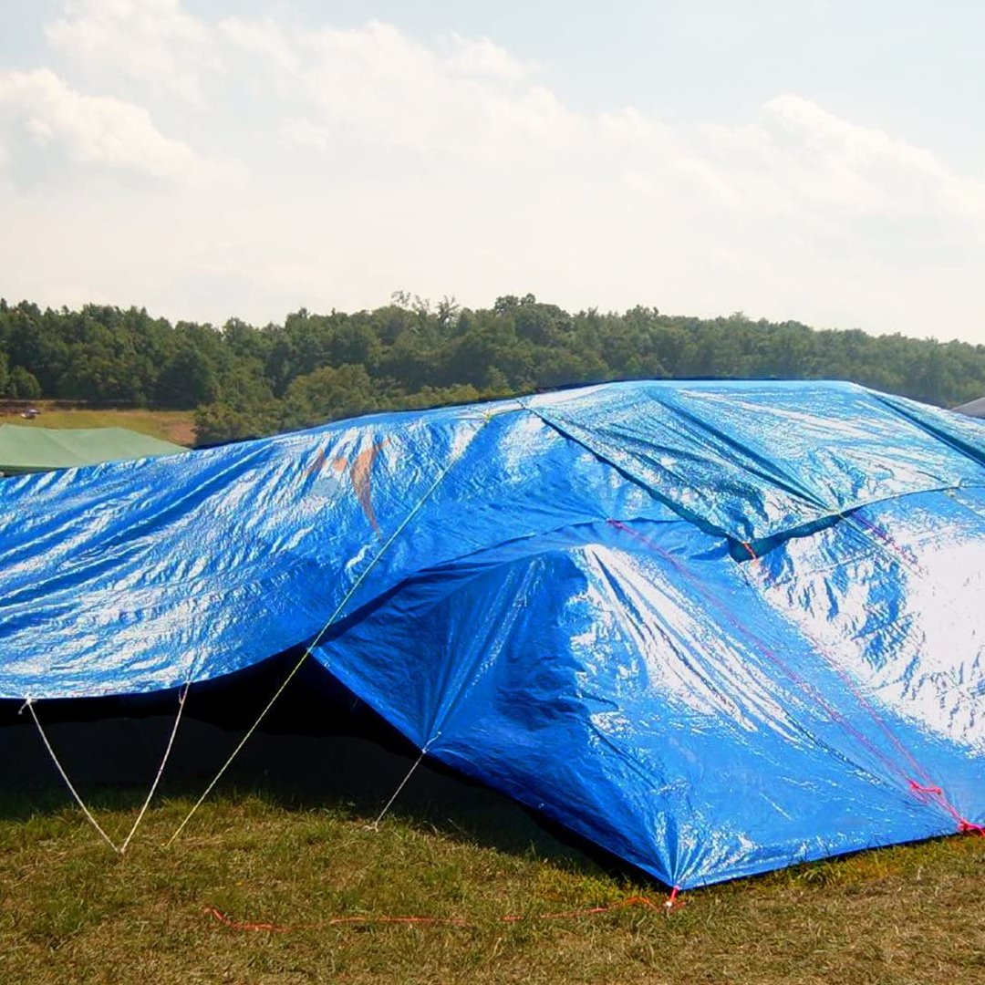 XL Zaštitna cerada 5x8M s Metalnim Alkama