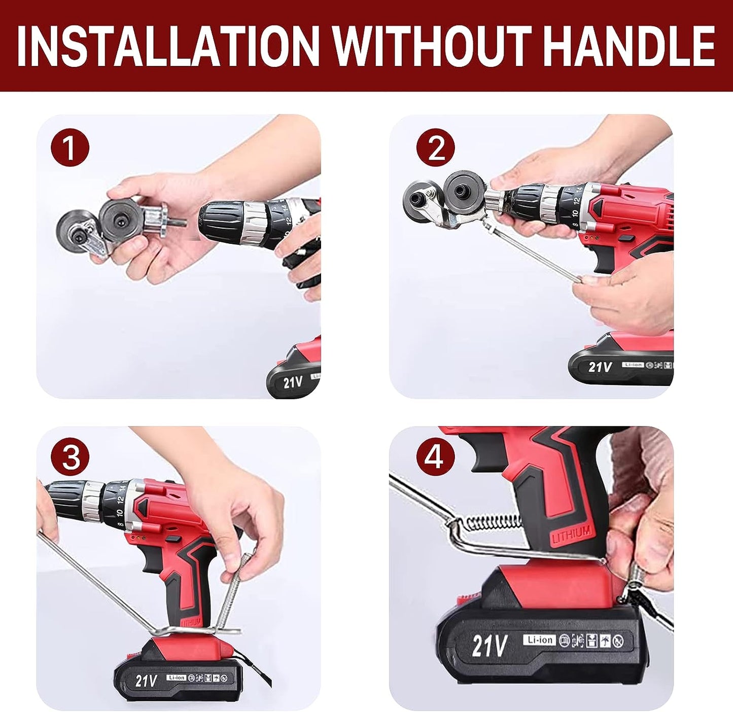 Nastavak za rezanje lima - za bušilicu