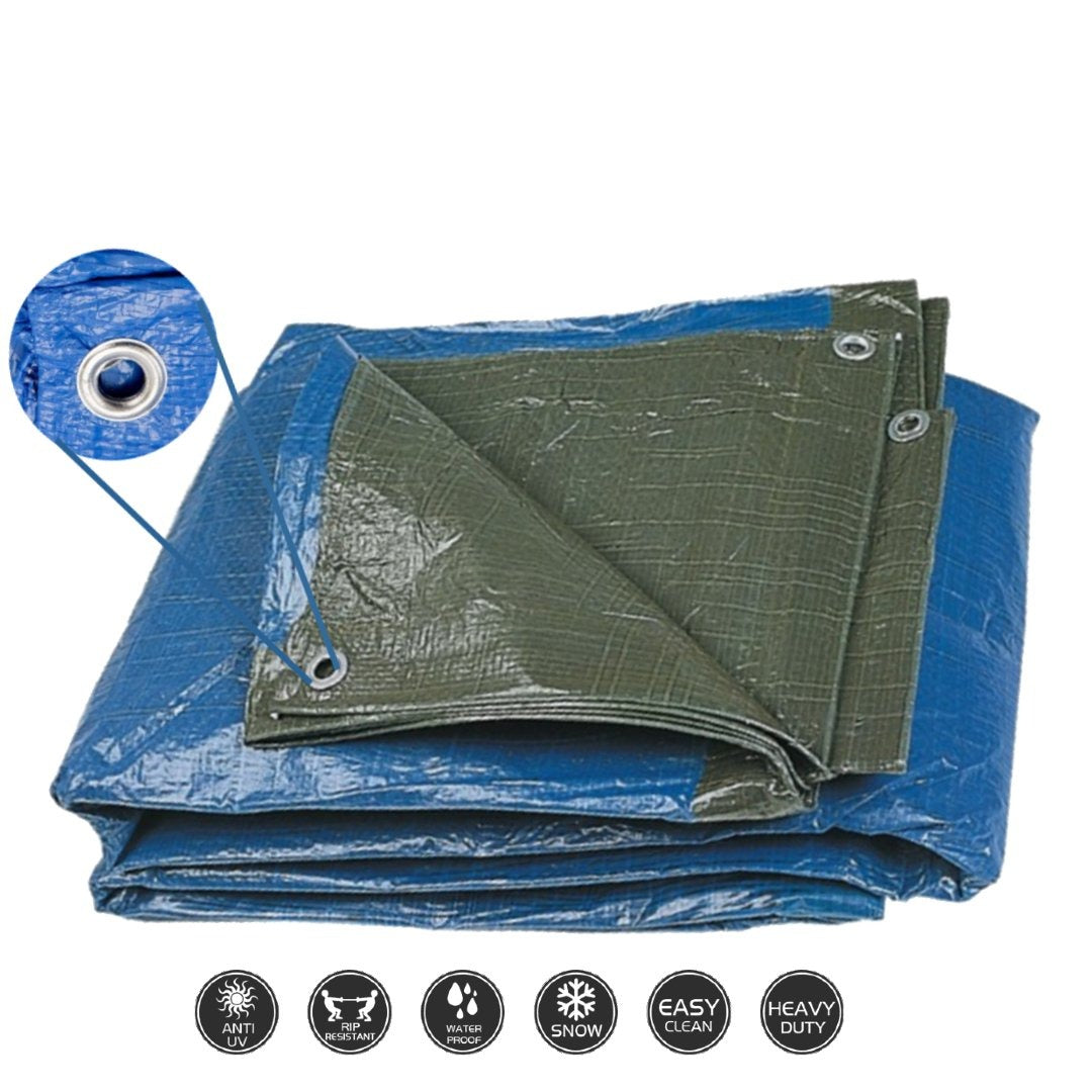 XL Zaštitna cerada 5x8M s Metalnim Alkama