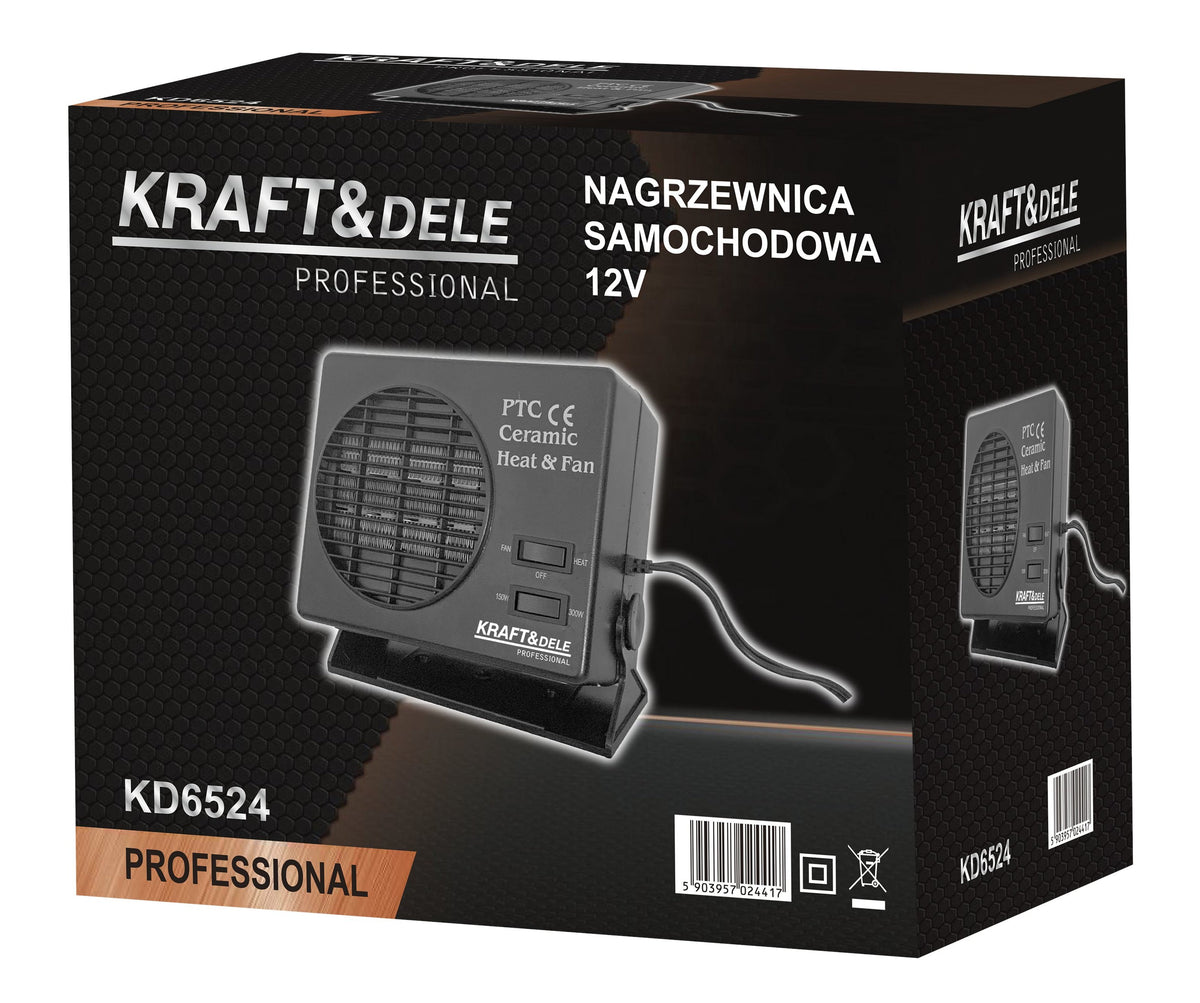 Automobilska grijalica 12 V, 300 W, KD6524