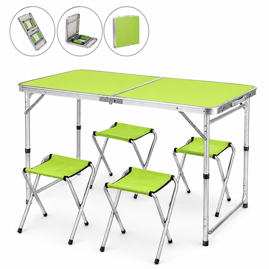 Sklopivi Stol | 60x70x120 cm + 4 stolice