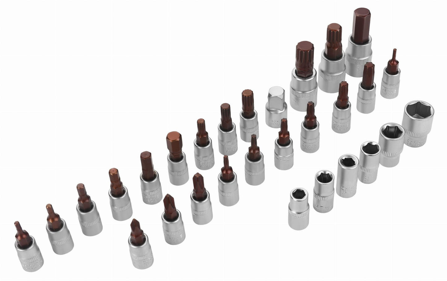 Mikro moment ključ 1/4" 5–25 Nm + set nastavaka (32 kom) | Kraft&Dele