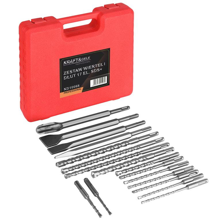 Set svrdla i dlijeta 17-dijelni SDS-KD10068