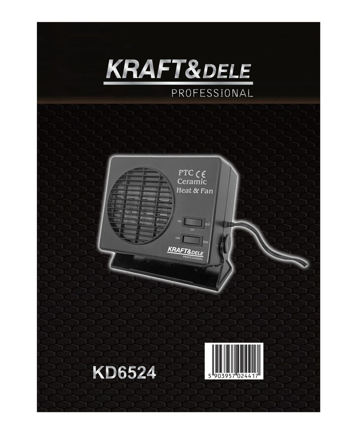 Automobilska grijalica 12 V, 300 W, KD6524