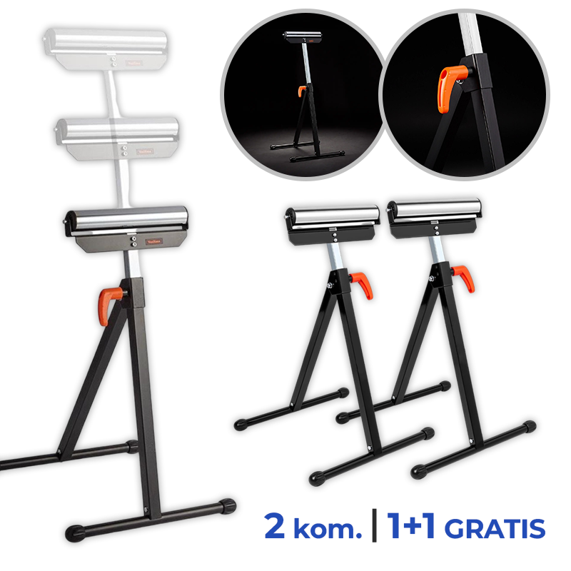 Podesivi stalak sa valjkom | Set - 2kom.