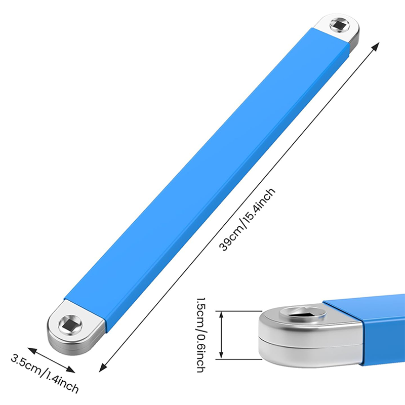 Univerzalni produžni ključ 39cm – s adapterima ¼″, ⅜″ i ½″