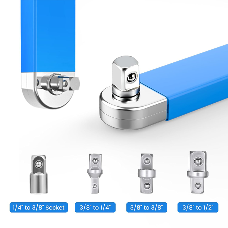 Univerzalni produžni ključ 39cm – s adapterima ¼″, ⅜″ i ½″
