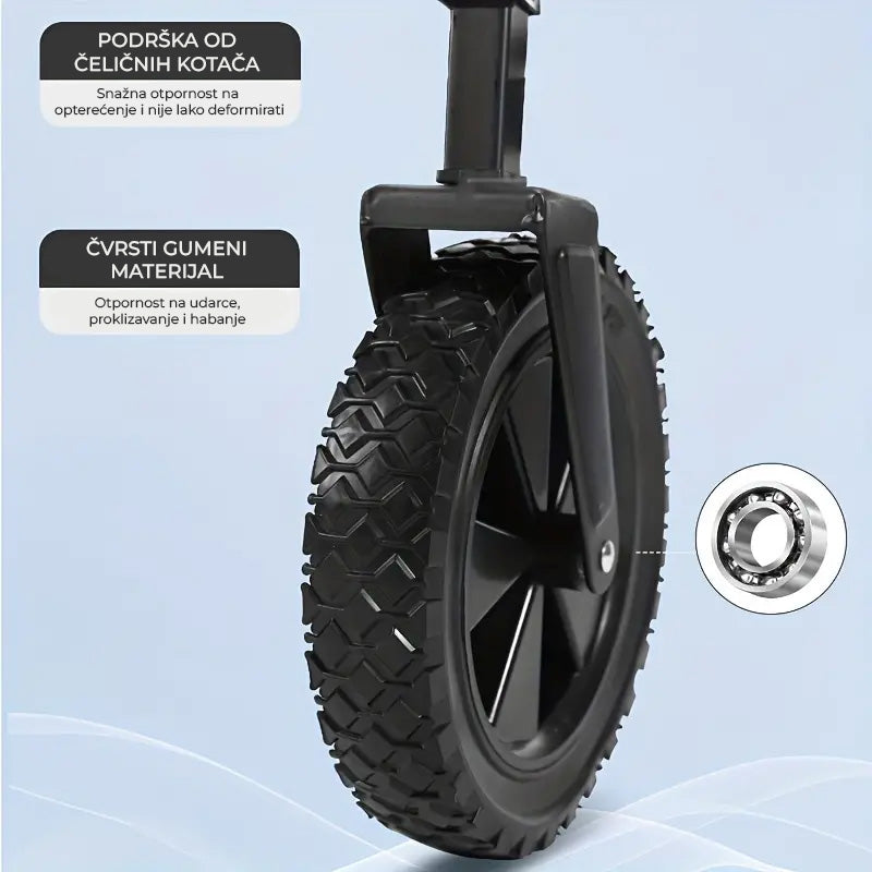 Sklopiva kolica za plažu - Kapacitet 100L / Nosivost 100kg