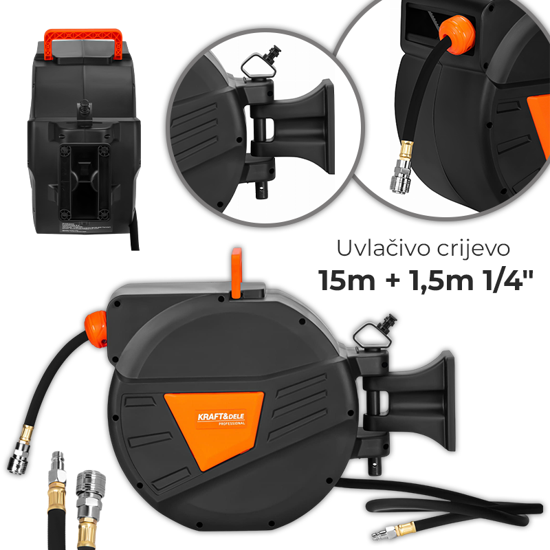 Pneumatsko Crijevo Na Automatskom Kolutu 15m